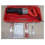 Milwaukee Sawzall Reciprocating Saw with Blades and Case
