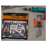 Assorted Tool Set with Wrenches and Screwdrivers