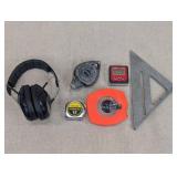 Assorted Measuring and Safety Tools