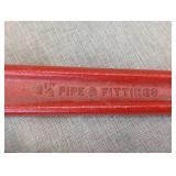 Set of Fuller and Ridgid Pipe Wrenches