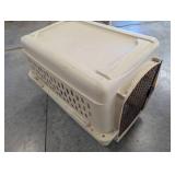 Plastic Pet Carrier with Metal Door