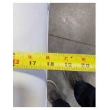 Igloo White Cooler with Ruler and Cup Holders