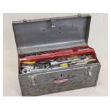 Craftsman Metal Toolbox with Mixed Hand Tools