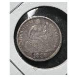 1887 US SEATED LIBERTY DIME