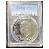 1976-S US SILVER EISENHOWER DOLLAR PCGS PR69CAM SILVER