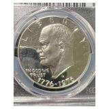 1976-S US SILVER EISENHOWER DOLLAR PCGS PR69CAM SILVER