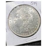 1884-O US MORGAN SILVER DOLLAR