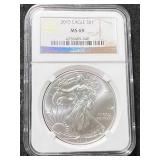2015 AMERICAN SILVER EAGLE NGC MS69