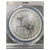 2023 ST HELENA PEGASUS SILVER ROUND PCGS MS70