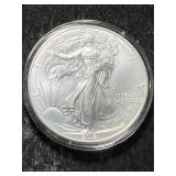 2021 AMERICAN SILVER EAGLE 1 TROY OZ .999 FINE SILVER IN AIRTITE
