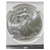 2014 AMERICAN SILVER EAGLE NGC MS69