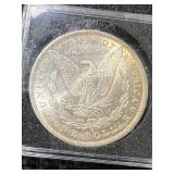 1885-O US MORGAN SILVER DOLLAR IN CASE