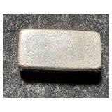 1 TROY OZ .999 FINE SILVER YEAGERS BAR
