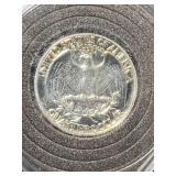 1963 US PROOF WASHINGTON QUARTER IN CASE