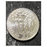 1 TROY OZ .999 FINE SILVER ROUND