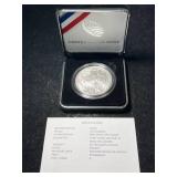 2015 US MARCH OF DIMES SILVER DOLLAR IN ORIGINAL BOX