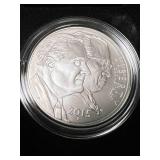 2015 US MARCH OF DIMES SILVER DOLLAR IN ORIGINAL BOX
