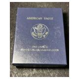 2008 AMERICAN SILVER EAGLE IN ORIGINAL MINT BOX