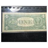 1957A US BLUE SEAL $1 SILVER CERTIFICATE STAR NOTE