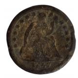 1852-O Seated Liberty Half Dime, Type 2 with Drapery and Stars.