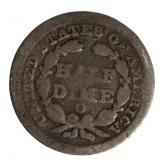 1853-O Seated Liberty Half Dime, Type 3, with Arrows at the Date.