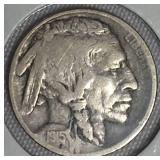1915 & 1917 Indian Head Buffalo Nickels