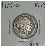 1919 & 1920  Indian Head Buffalo Nickels