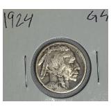1923-S & 1924 Indian Head Buffalo Nickels