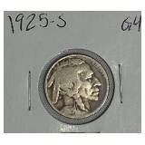 1925 & 1925-S  Indian Head Buffalo Nickels