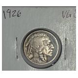 1926 & 1927  Indian Head Buffalo Nickels