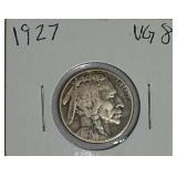 1926 & 1927  Indian Head Buffalo Nickels