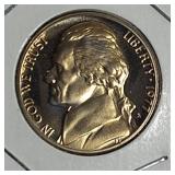 1975, 1976, 1977 & 1978 Jefferson Nickel Clad Proofs