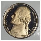 1980, 1981,1982 & 1983 Jefferson Nickel Clad Proofs