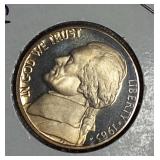 1980, 1981,1982 & 1983 Jefferson Nickel Clad Proofs