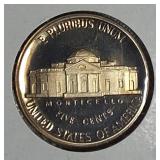1984,1985,1986 & 1987 Jefferson Nickel Clad Proofs