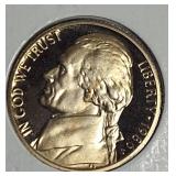 1984,1985,1986 & 1987 Jefferson Nickel Clad Proofs