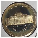 1988,1989,1990 & 1991 Jefferson Nickel Clad Proofs