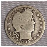 1905 Barber Quarter