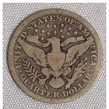 1909-D Barber Quarter