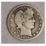 1915 Barber Quarter