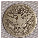 1916-D Barber Quarter