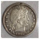 1895 Barber Quarter