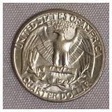 1937-D V & 1961 MSG5 Washington Silver  Quarters