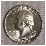 1964-D MS65 & 1964-D MS63 Washington Silver Quarters