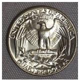 1964-D MS65 & 1964-D MS63 Washington Silver Quarters