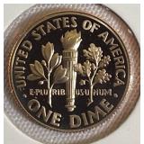 2005,2007,2008 & 2009  Roosevelt Dime Clad Proofs from the San Francisco Mint.