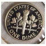 2010,2011,2012 & 2015  Roosevelt Dime Clad Proofs from the San Francisco Mint.