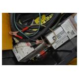 Bin with Wheel Chocks, Water Separator, Ryobi Hand Vacuum