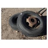 *2* Bridgestone Dueler LTH LT235/80R17 Tires with Dodge 8 Bolt Wheel