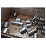 Metal Box with Sockets - Snap-On, Craftsman, S-K